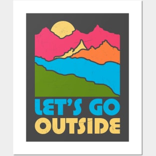 Let's Go Outside Posters and Art